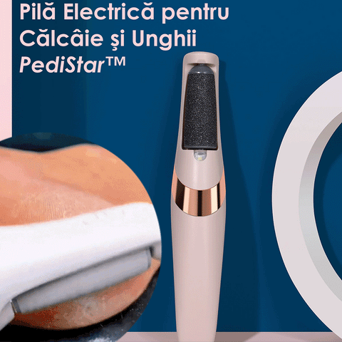 Kit complet pentru pedichiura:Aparat pentru curatarea calcaielor+pila electrica pentru manichiura si pedichiura