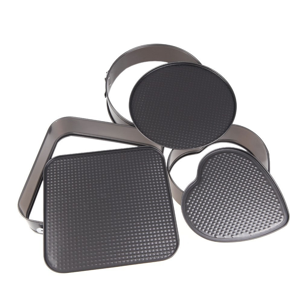 Oferta Speciala:Set 3 tavi de copt, cu foma patrata, rotunda si inima+Aparat pentru Topit Ciocolata