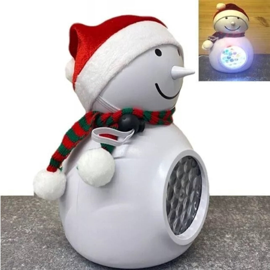 Proiector LED de Crăciun „Om de Zăpadă” – Magia Sărbătorilor la Tine Acasă! 🌟🎄