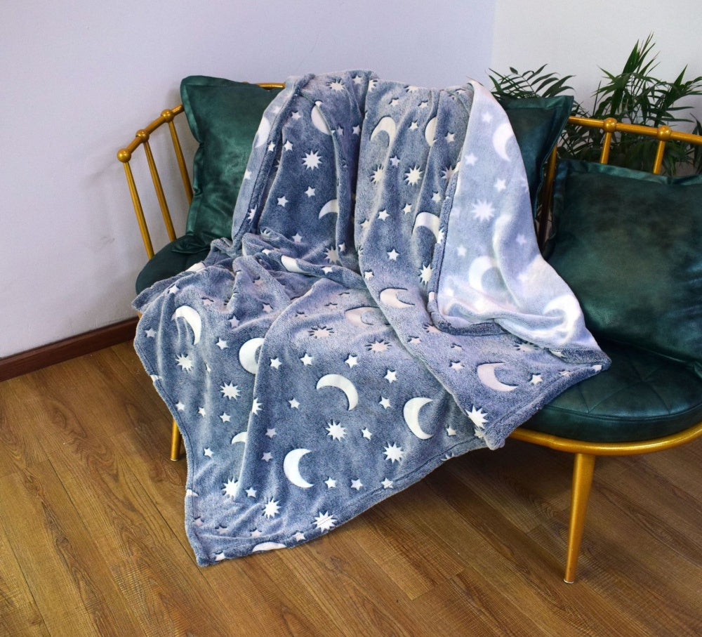 Patura copii luminoasa, efect fosforescent, gri sau roz